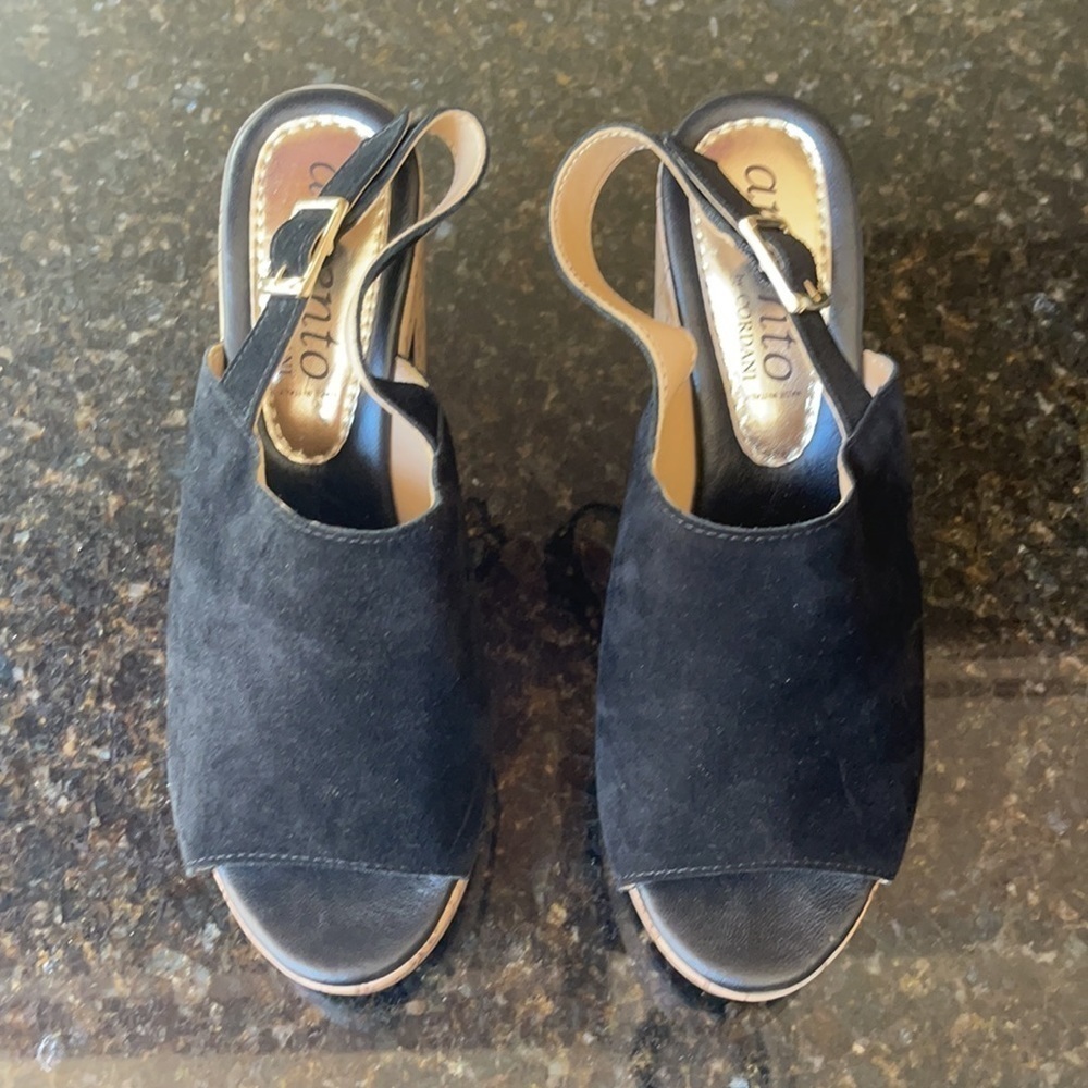 CORDANI Argento Cork Wedge NWOT - Picture 9 of 13